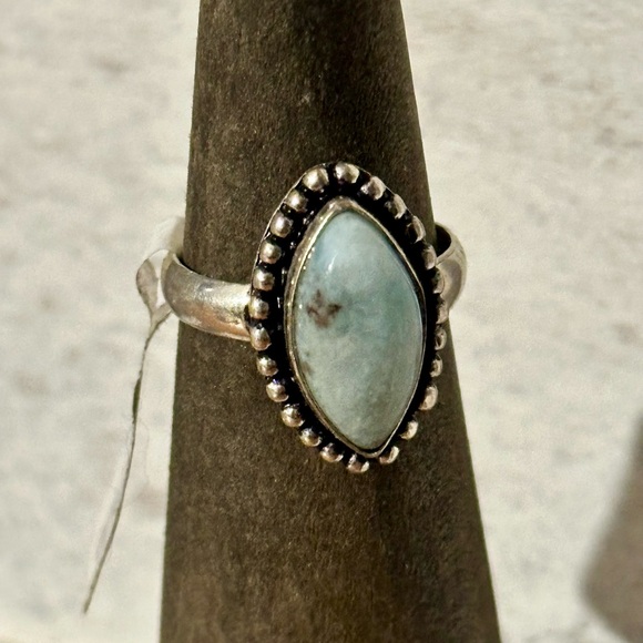Larimar SS Ring size 7 - Picture 5 of 6
